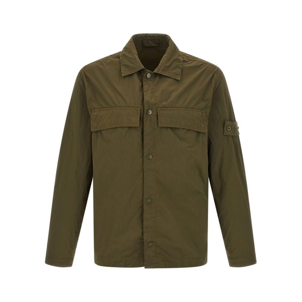 Stone Island Men 'Badge Stone Island Ghost' Overshirt